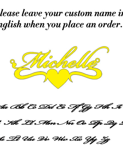 Personalized Gold Name Necklace Dash-4u