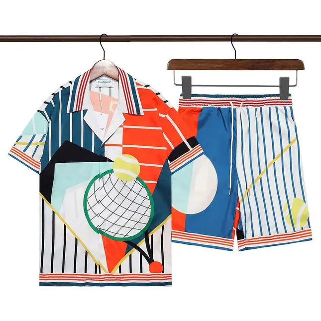 Summer vibes men Beach shorts set Dash-4u