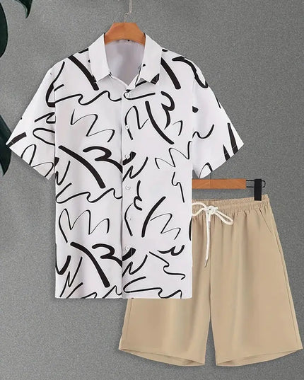 Resort wear Luxury Style Men's Short-sleeved outfit Dash-4u