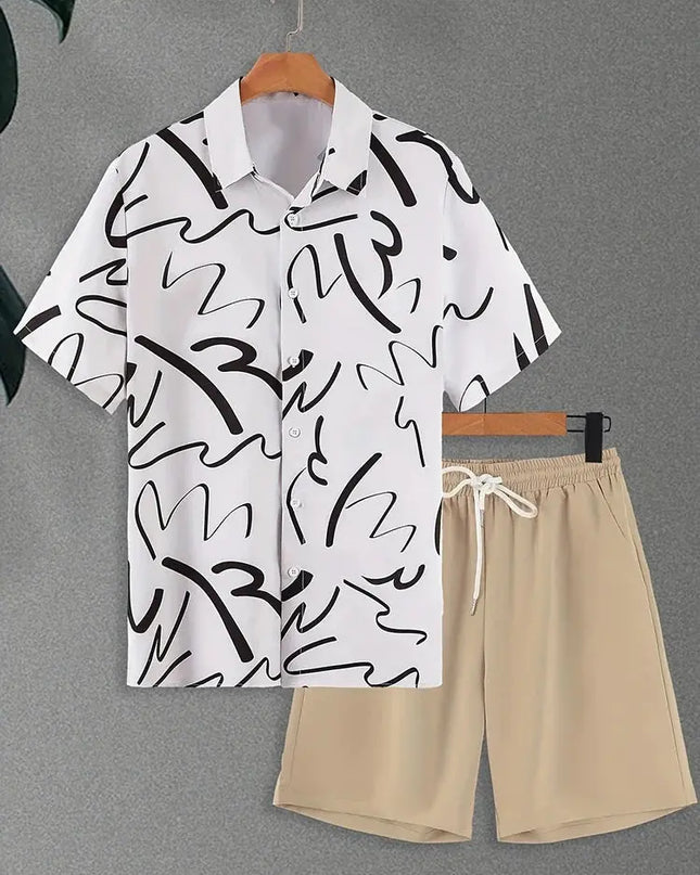 Resort wear Luxury Style Men's Short-sleeved outfit Dash-4u