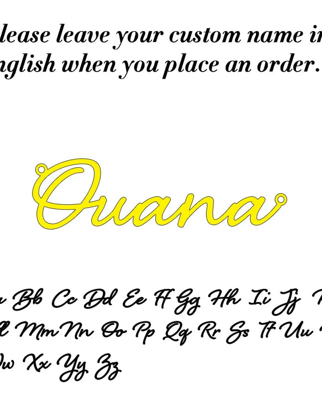 Personalized Gold Name Necklace Dash-4u