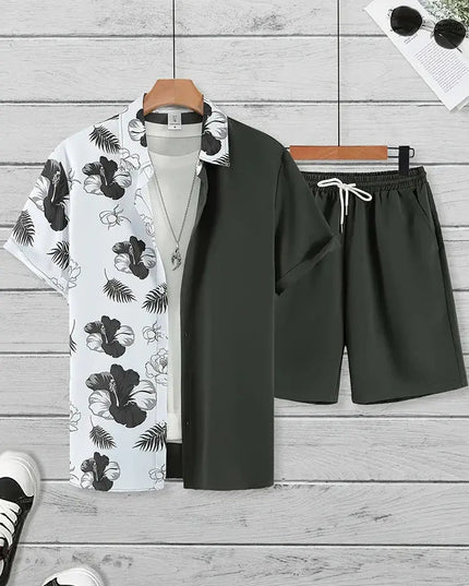 Resort wear Luxury Style Men's Short-sleeved outfit Dash-4u