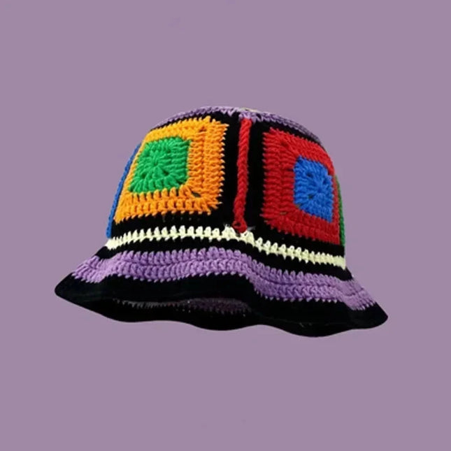 Handmade Knitted Bucket  Hat Dash-4u