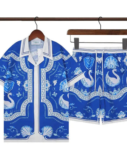 Summer vibes men Beach shorts set Dash-4u