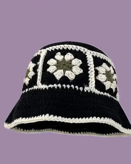 Handmade Knitted Bucket  Hat Dash-4u