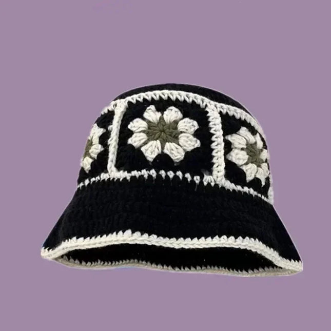 Handmade Knitted Bucket  Hat Dash-4u