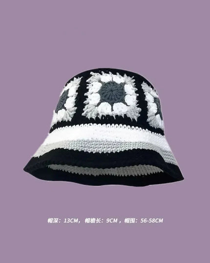 Handmade Knitted Bucket  Hat Dash-4u
