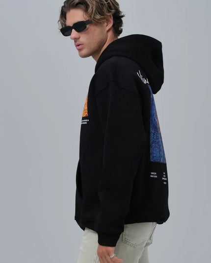 Van Gogh "Starry Night" Graphic Hoodie Withinblack