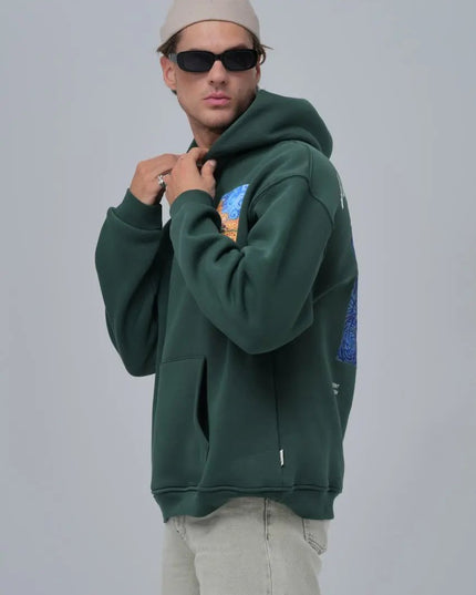 Van Gogh "Starry Night" Graphic Hoodie Withinblack