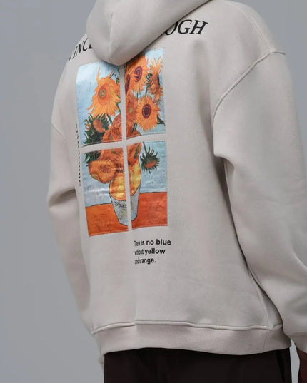 Van Gogh "Sunflowers" Graphic Hoodie Withinblack