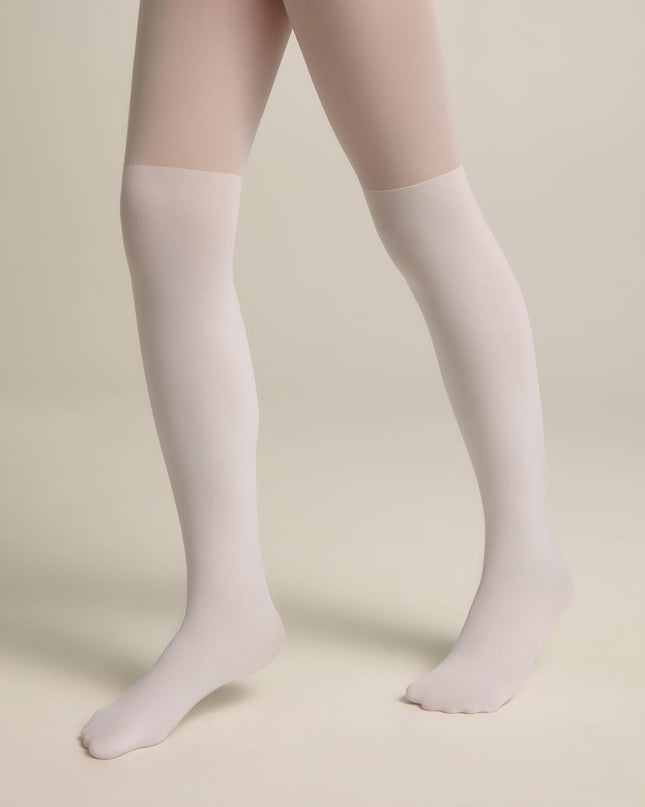 Conte Lolita 40/60 Den - Fantasy Dense Tights for Girls with Imitation Knee Socks Dash-4u