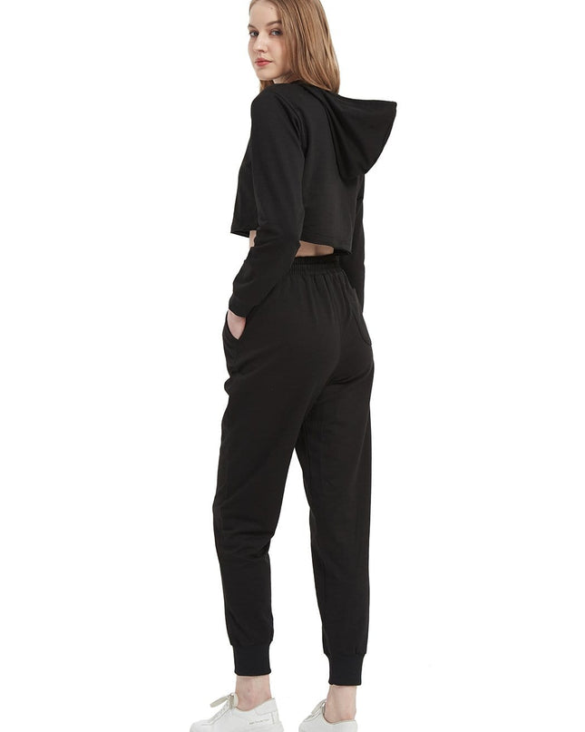 Crop Top Sweatshirt Long Sleeve Hoodie Pullover Dash-4u