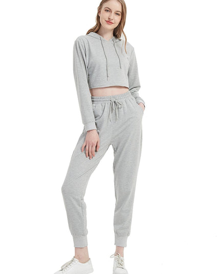 Crop Top Sweatshirt Long Sleeve Hoodie Pullover Dash-4u