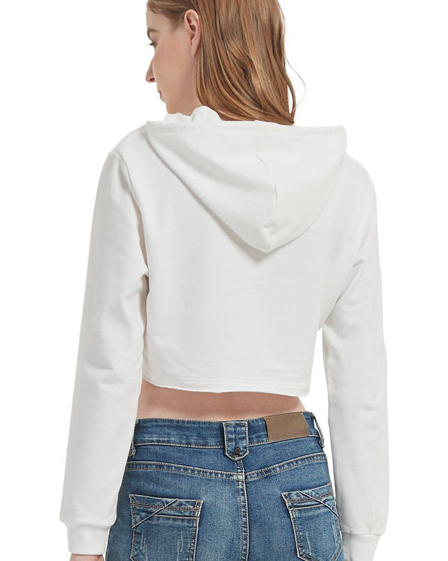 Crop Top Sweatshirt Long Sleeve Hoodie Pullover Dash-4u