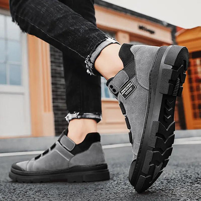 Sneakers Men Sports Shoes Elastic Band Flats Shoes Dash-4u