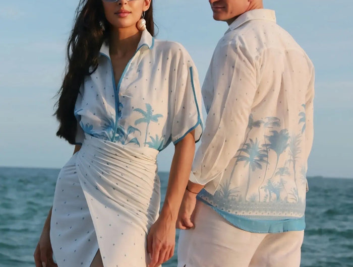 Cabana Shirt - Palma Cotton Dash-4u